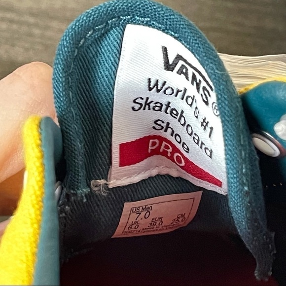 Vans Era Pro Prime Atlantic/Gold Sneaker Size 8.5 Women - Picture 10 of 10